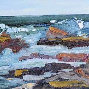 Crashing Waves At Tuross by Wendy Jagger  Image: Detail 1
