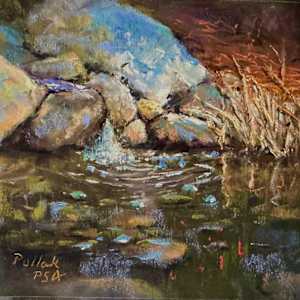 LILY POND by Laura Pollak