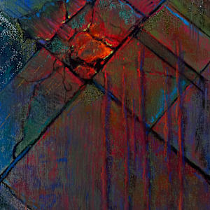 RED ROCKS AGLOW by Laura Pollak