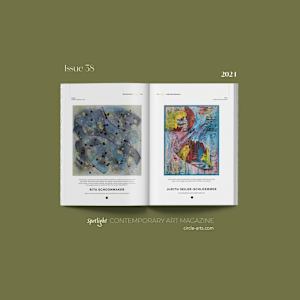 Talisman by Rita Schoonmaker  Image: Press Graphic – page spread