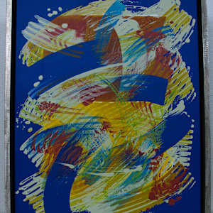 Unity by Rita Schoonmaker  Image: With Larson-Jutland Champagne Metallic wood frame