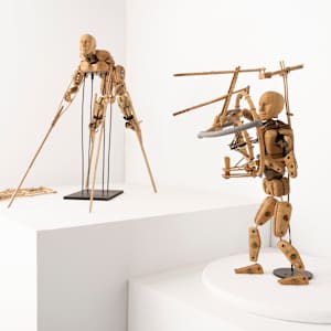 The Molok Art Project: Crutch Stilts + Harness Prototypes by Annalisa Barron, Image 1.