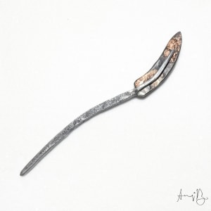 Forged Steel Hair Stick No.1 - $100.00 by Annalisa Barron