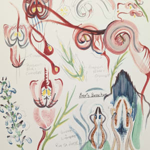 Ground from the Ground (Study No. 1 - Grevillea, Bear's Breeches) by Annalisa Barron, Image 1.