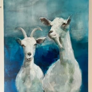 Blue Goats by Meinke Flesseman