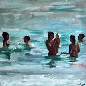Water Painting 11 by Meinke Flesseman