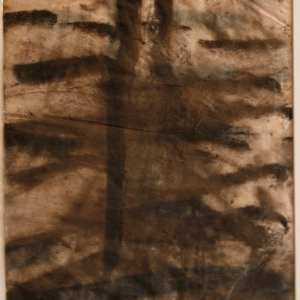 Abstraction with two vertical lines by Richard Morrison