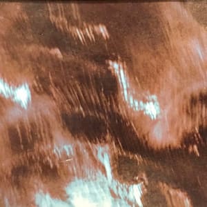 Brown and Blue Abstraction by Richard Morrison by Richard Morrison