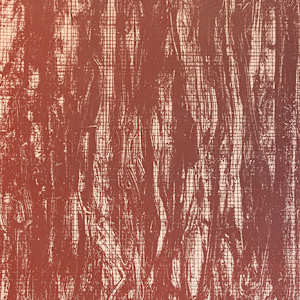Abstraction on a Grid in Red Umber by Richard Morrison
