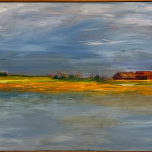 Cloudy Farmscape by Janet Montgomery