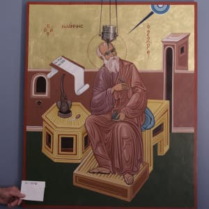 Icon Panel of Saint by David Giffey 