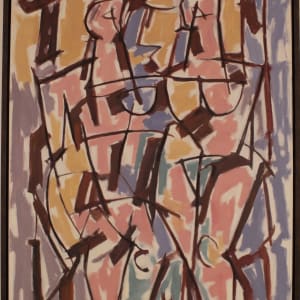 Absract Standing Figures by Max Arthur Cohn