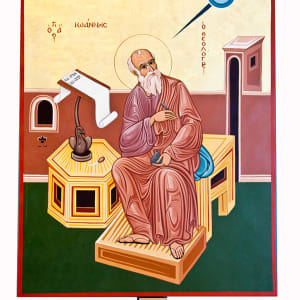 Icon Panel of Saint by David Giffey