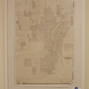 Reproduction of Map of Milwaukee by Increase Allen Lapham