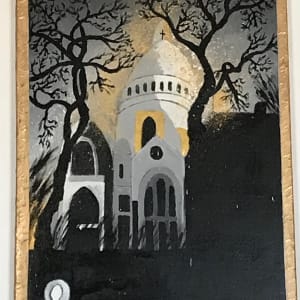 Sacre Coeur at Night by Augustine Blaisdell