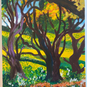 Renoir's Garden Nice by Augustine Blaisdell