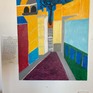 Abstract Yellow Sacre Coeur by Augustine Blaisdell