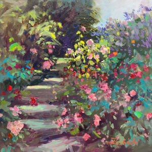 Rose Garden path by Linda Richichi