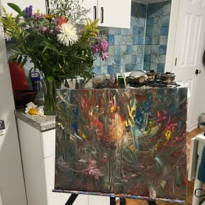 Love the whole bouquet, accepting each and every flower by Nicole Sylvia Javorsky  Image: Photo taken when I made this painting