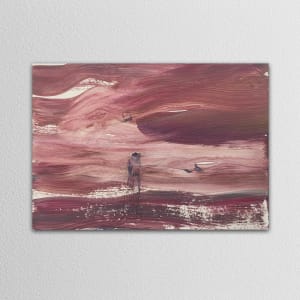 My ghost paints the sky by Nicole Sylvia Javorsky 