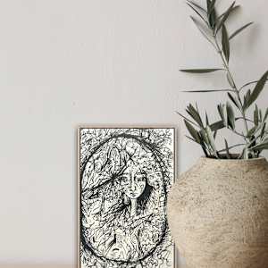 Staring into the bark, I encounter my wild soul once again by Nicole Sylvia Javorsky 
