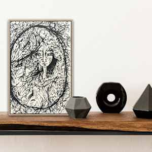 Staring into the bark, I encounter my wild soul once again by Nicole Sylvia Javorsky 