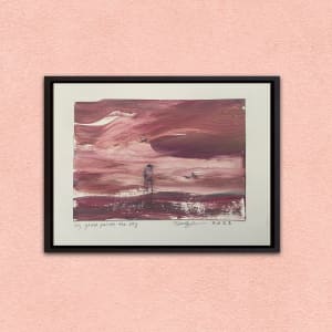 My ghost paints the sky by Nicole Sylvia Javorsky 