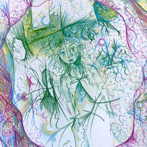 Through the lens of a tree's trunk, and back again by Nicole Sylvia Javorsky 