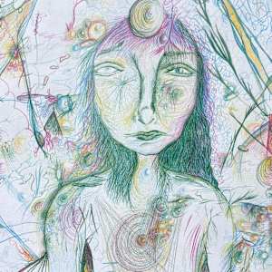 A fairy named Existence, encountered in the space between, the borderline, at the interdimensional crossroads by Nicole Sylvia Javorsky 