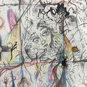 Staring into the grand abyss, can it be? there is play here too, joy? humor? hmm by Nicole Sylvia Javorsky 