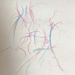 Trees don't need words to communicate, but it's still language isn't it? The air, roots, mycelia, hormones, pheromones, sharing nutrients with each other? by Nicole Sylvia Javorsky 