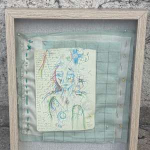 details in the fabric, a stubborn soul trying to make gumdrops of lemon oh so bitter and so sweet by Nicole Sylvia Javorsky 