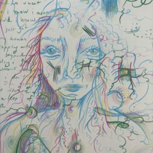 details in the fabric, a stubborn soul trying to make gumdrops of lemon oh so bitter and so sweet by Nicole Sylvia Javorsky 