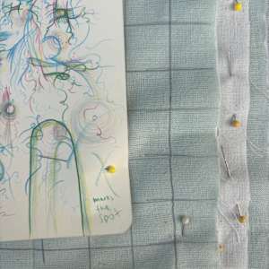 details in the fabric, a stubborn soul trying to make gumdrops of lemon oh so bitter and so sweet by Nicole Sylvia Javorsky 