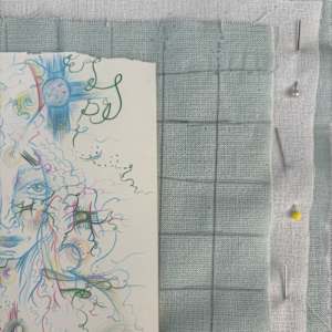 details in the fabric, a stubborn soul trying to make gumdrops of lemon oh so bitter and so sweet by Nicole Sylvia Javorsky 