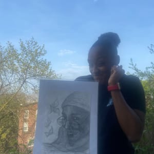 Katrina (Commissioned Remembrance Portrait) by Nicole Sylvia Javorsky 