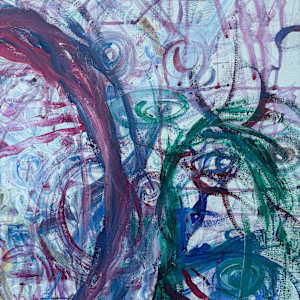 Earthly and Ethereal intertwined, staring into the abyss, I pose my questions to the trees by Nicole Sylvia Javorsky 