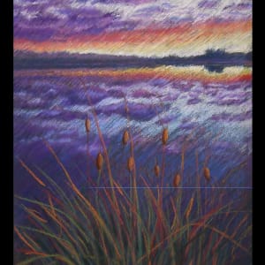 Cattail Sunset by Kathy Ferguson