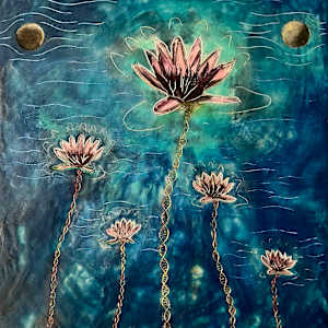 Moonlight Heart Blossoms by Debbie Mathew, Image 1.