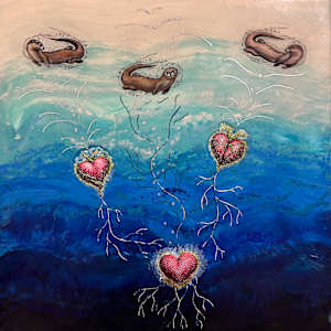 Three Hearts by Debbie Mathew, Image 1.