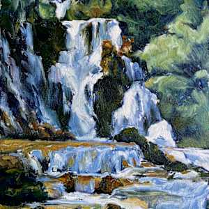 LUSH WATERFALLS by Julia Solazzo Art