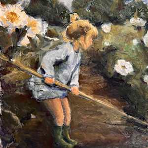 TENDING TO THE GARDEN by Julia Solazzo Art
