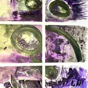A rush of purple by Miriam Awad 