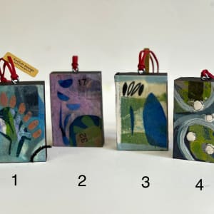 Encaustic Minis- Ornaments by Kathy Fisher