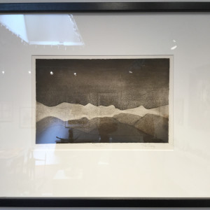 Snow line-Artist Proof Etching  by Tim Carney