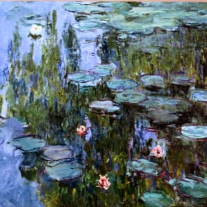 A copy of Monet's painting by Kristine Skipsna  Image: original