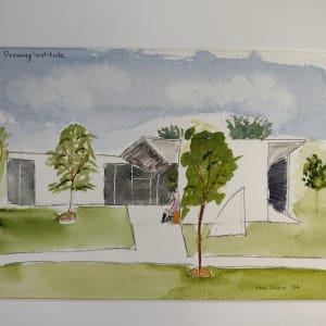 Menil Drawing Institute 5/4/24 by Paul Shain  Image: In 11 x 14 mat