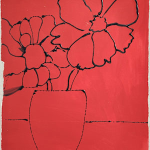 Aqua Cosmos by Paul Shain  Image: Work in progress: composition sketched in