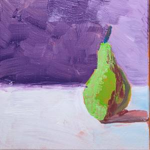 Pear III by Paul Shain  Image: Progress photo