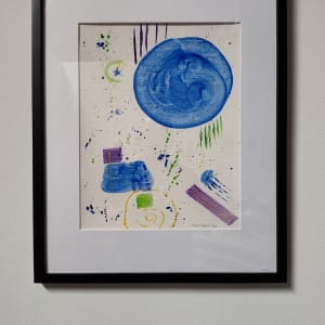 Blue Orb by Paul Shain  Image: Framed
